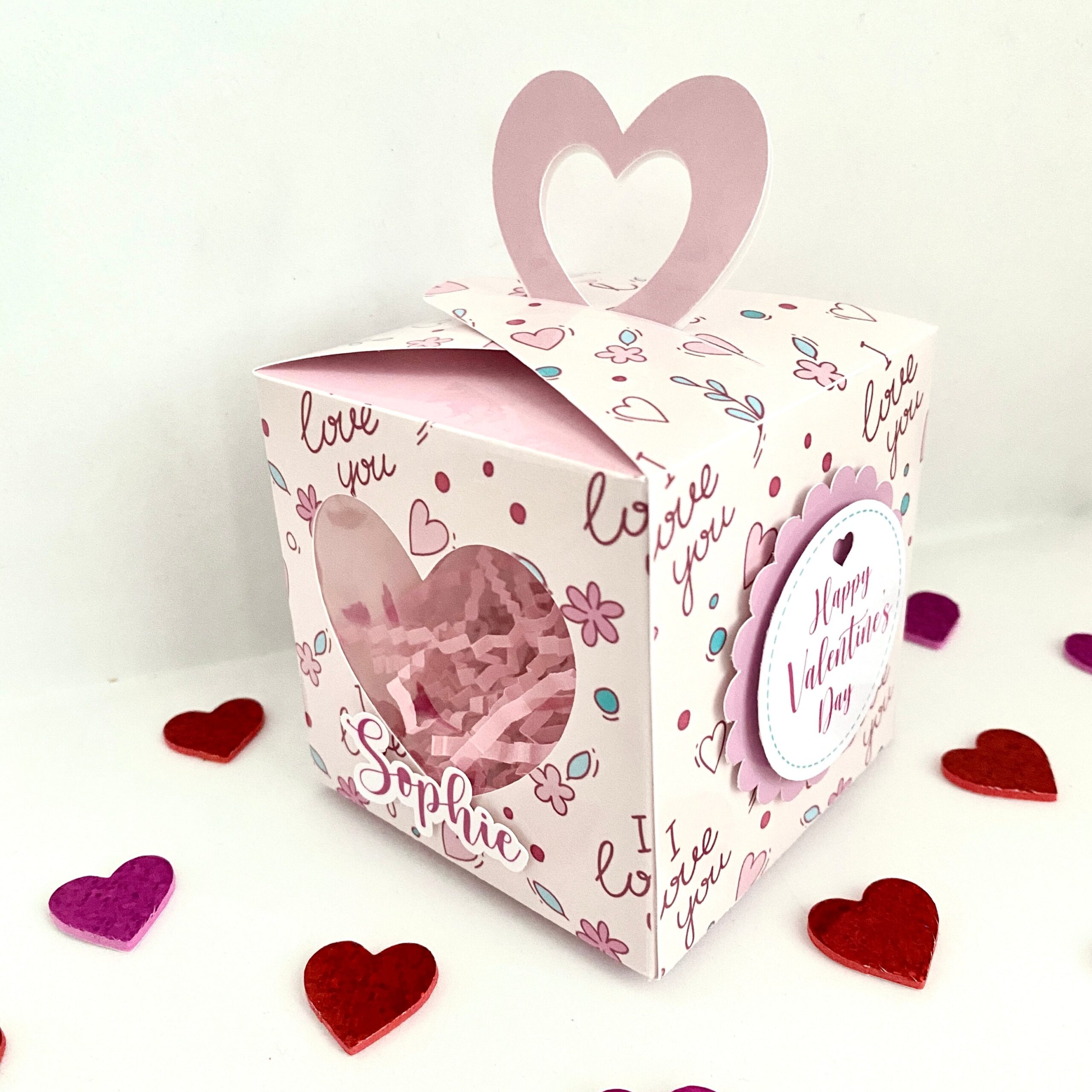 Heart Box Valentine's Day | Party Box Lovely - Personalized Stationery ...