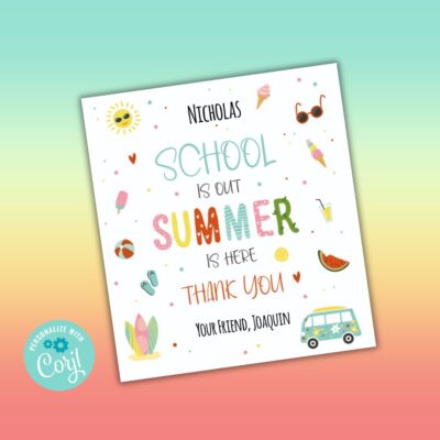 Summer Thank You Card