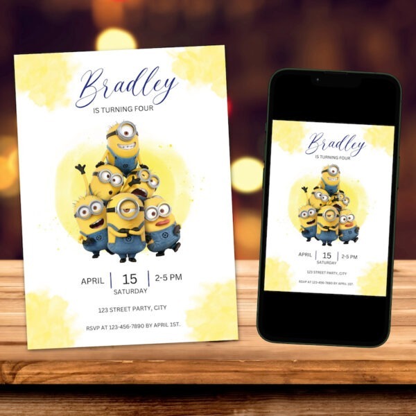 Minions Invitation