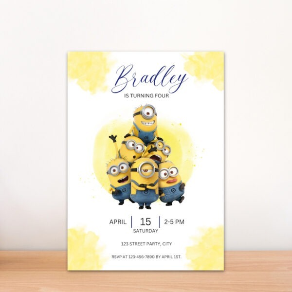 Minions Invitation